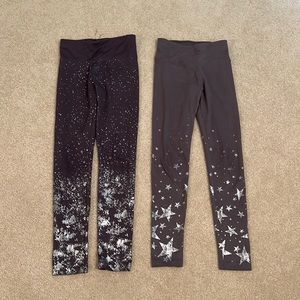 Bundle of 2 pairs of Justice Leggings size 8